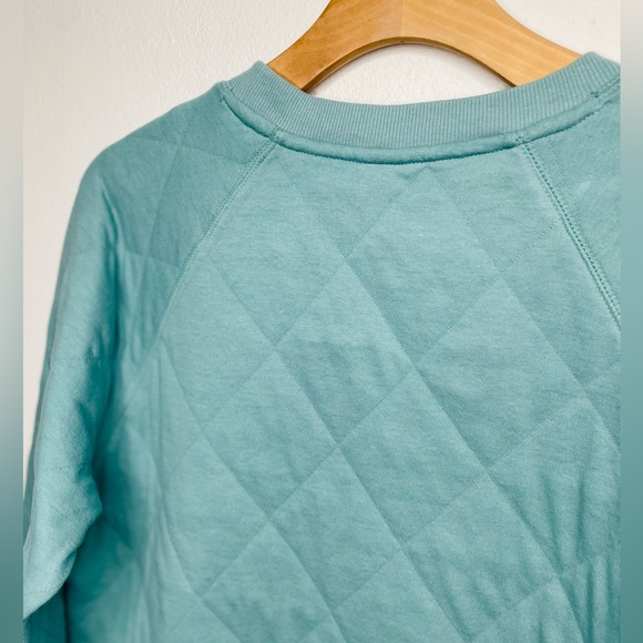 Old Navy Green Teal Long sleeve Sweatshirt Women’s Small - Picture 2 of 4